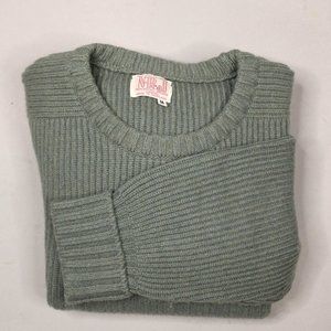 N Peal - Men's Round Neck Rib Cashmere Sweater
